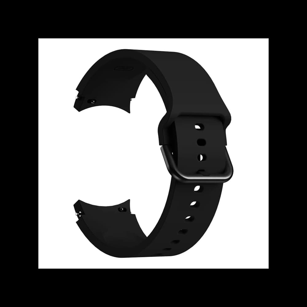 Bizon szíjas óra szilikon Samsung Galaxy Watch 20 mm fekete - 3