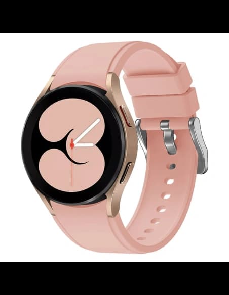 Bizon Strap Watch Silicone Pro Samsung Galaxy Watch 20 mm hellrosa