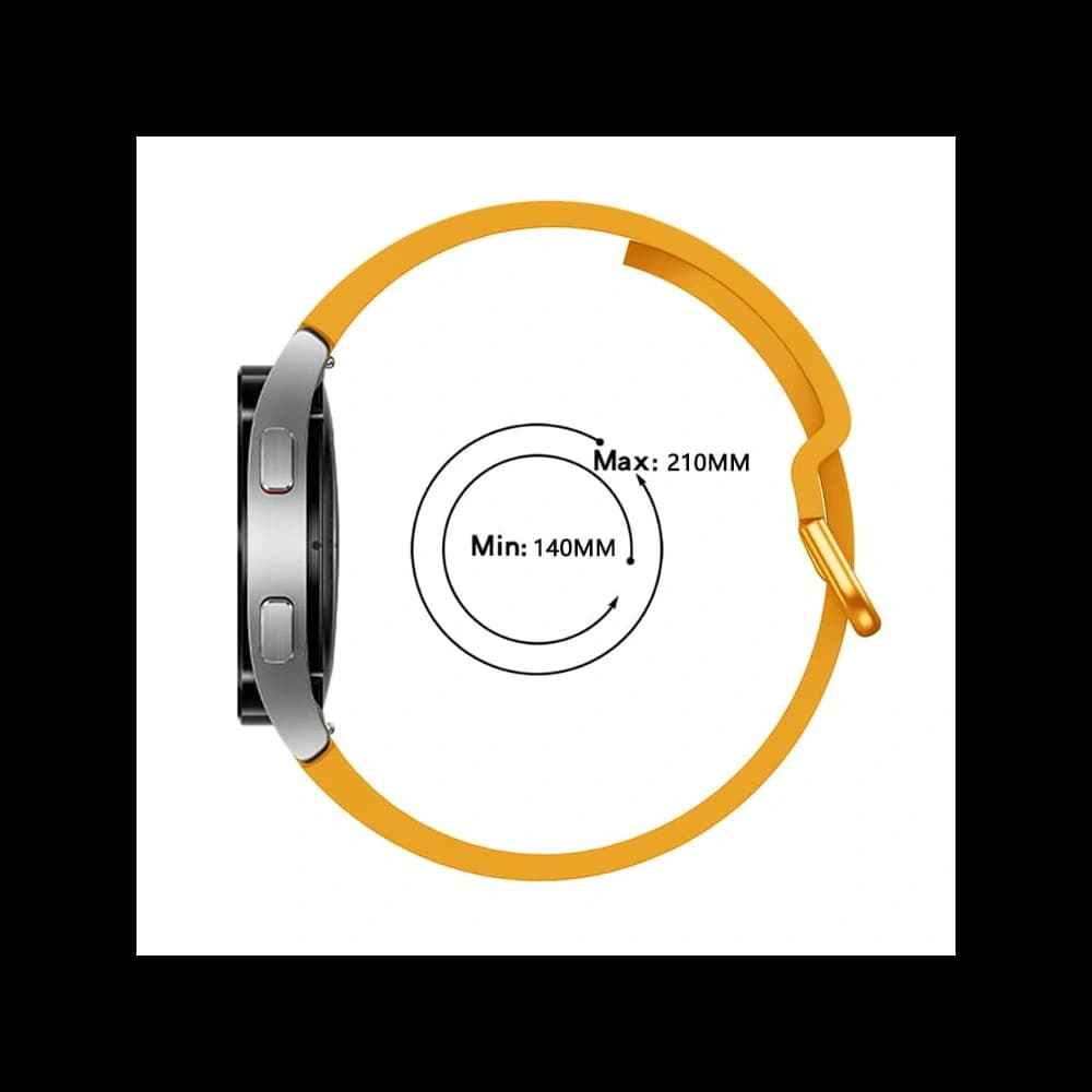 Bizon Strap Óra Szilikon Samsung Galaxy Óra 20 mm répa - 4