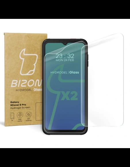 Bizon Glass Hydrogel Samsung Galaxy XCover 6 Pro [2 PACK]