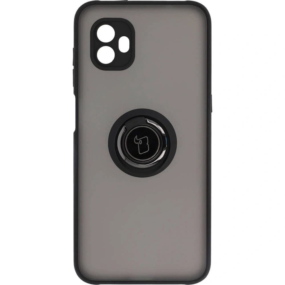 Bizon Case Hybrid Ring Samsung Galaxy Xcover6 rauchig mit einem schwarzen Rahmen - 2