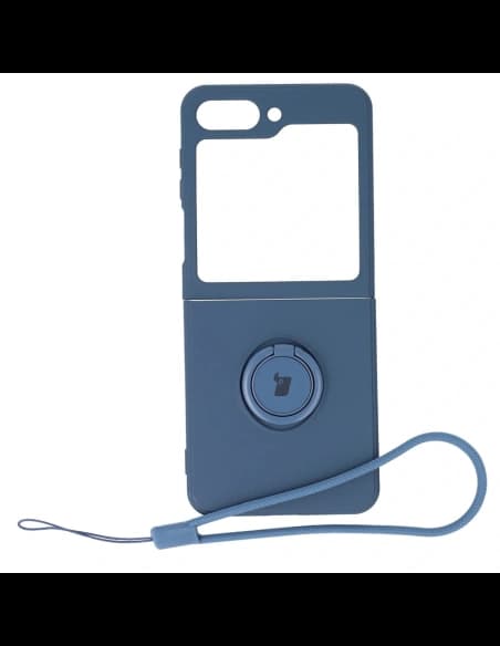 Bizon Case Szilikon Gyűrű Sq Samsung Galaxy Z Flip5 sötétkék