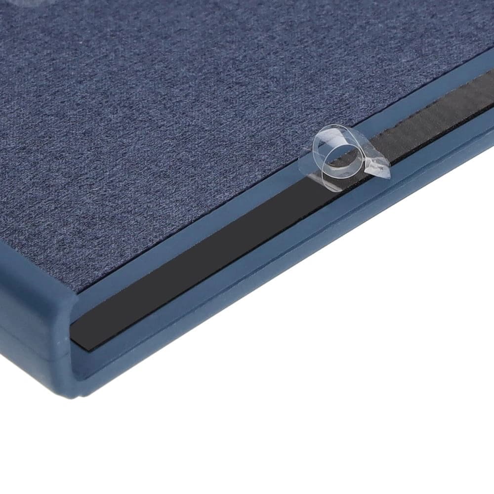 Etui Bizon Case Silicone Ring Sq do Samsung Galaxy Z Flip5 modré - 5