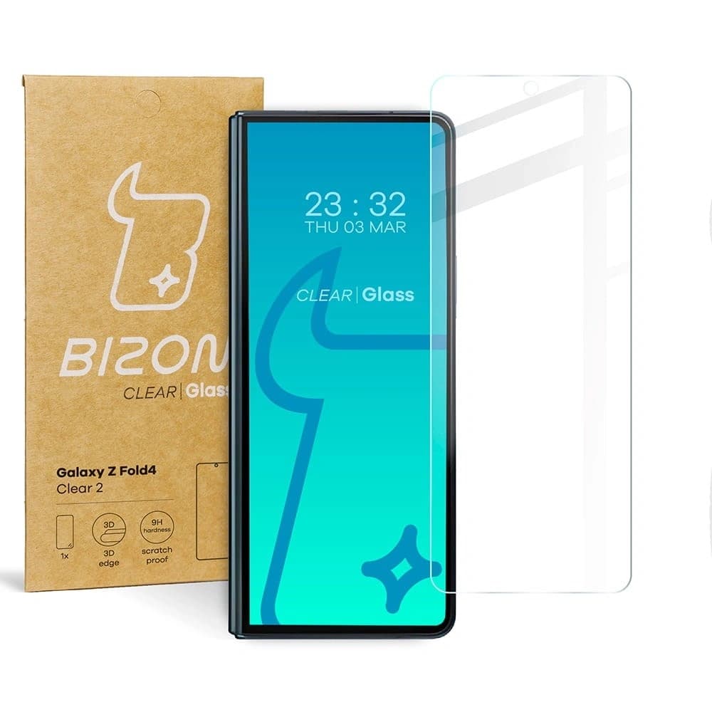 Bizon Glas Klar 2 Samsung Galaxy Z Fold4 - 1