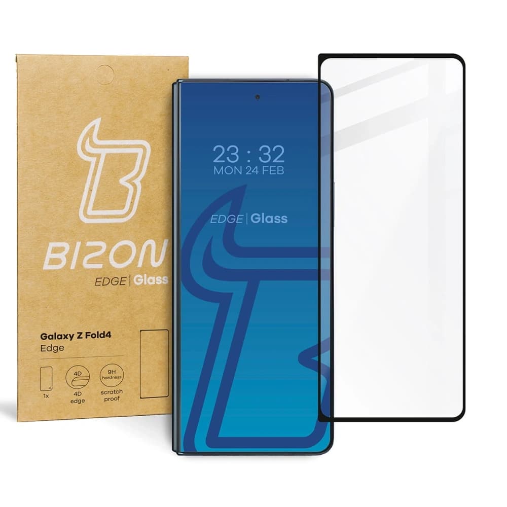 Bizon Glass Edge Samsung Galaxy Z Fold4 schwarz - 1