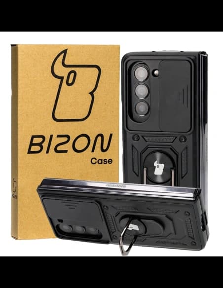 Bizon Case CamShield Ring Samsung Galaxy Z Fold5 fekete