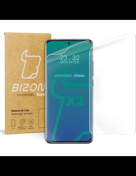 Bizon Glass Hydrogel Xiaomi 12 Lite [2 PACK]