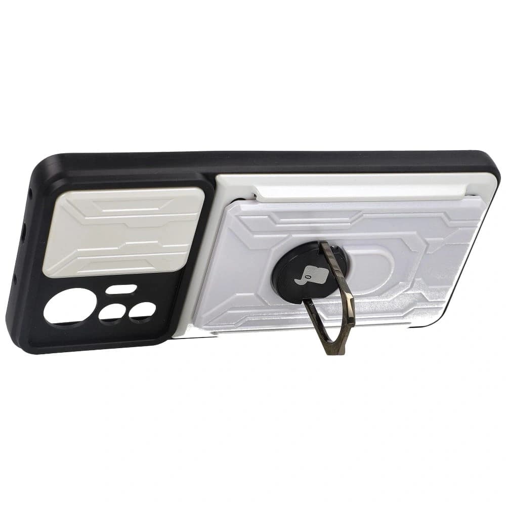 Bizon Case Camshield Card Slot Ring Xiaomi 12 Lite white - 3