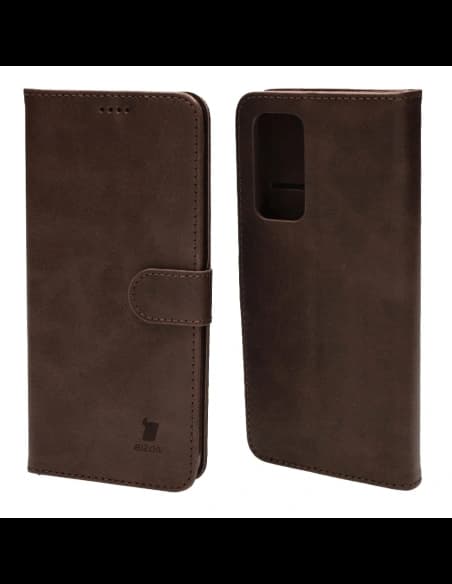 Bizon Case Wallet Xiaomi 12 Lite dark brown