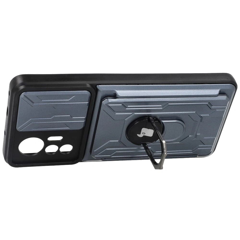 Bizon Case Camshield Kartensteckplatz Ring Xiaomi 12 Lite grau - 4