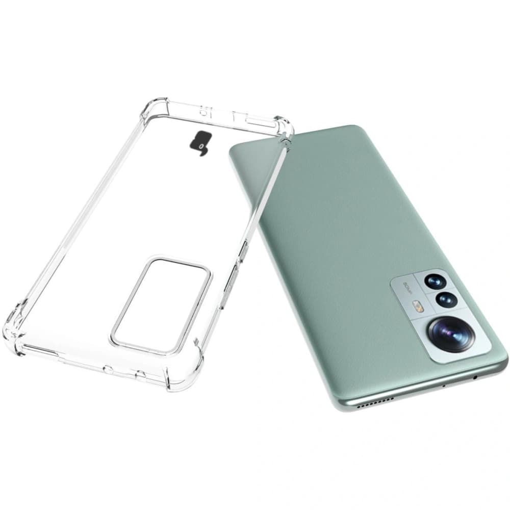 Bizon Case Clear Pack tok + 2x kijelzőfólia + lencsevédő Xiaomi 12 Pro átlátszó - 5