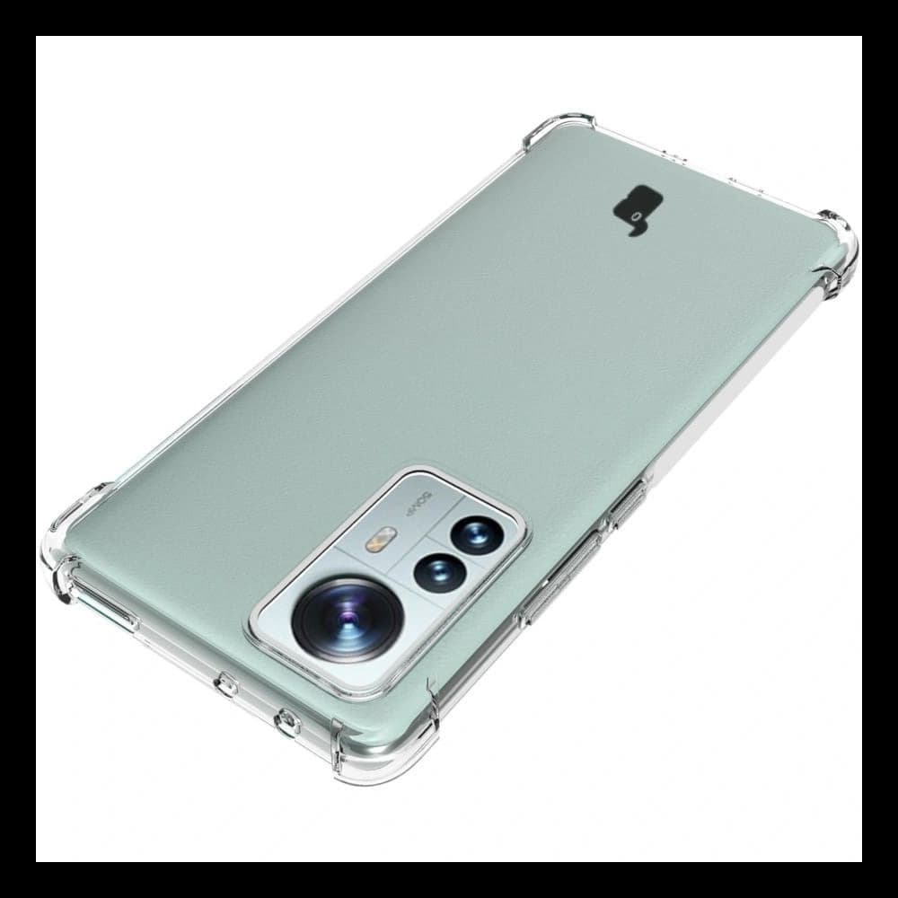 Bizon Case Clear Pack tok + 2x kijelzőfólia + lencsevédő Xiaomi 12 Pro átlátszó - 6