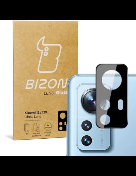 Bizon Glass Lens Xiaomi 12/ 12X [2 PACK]