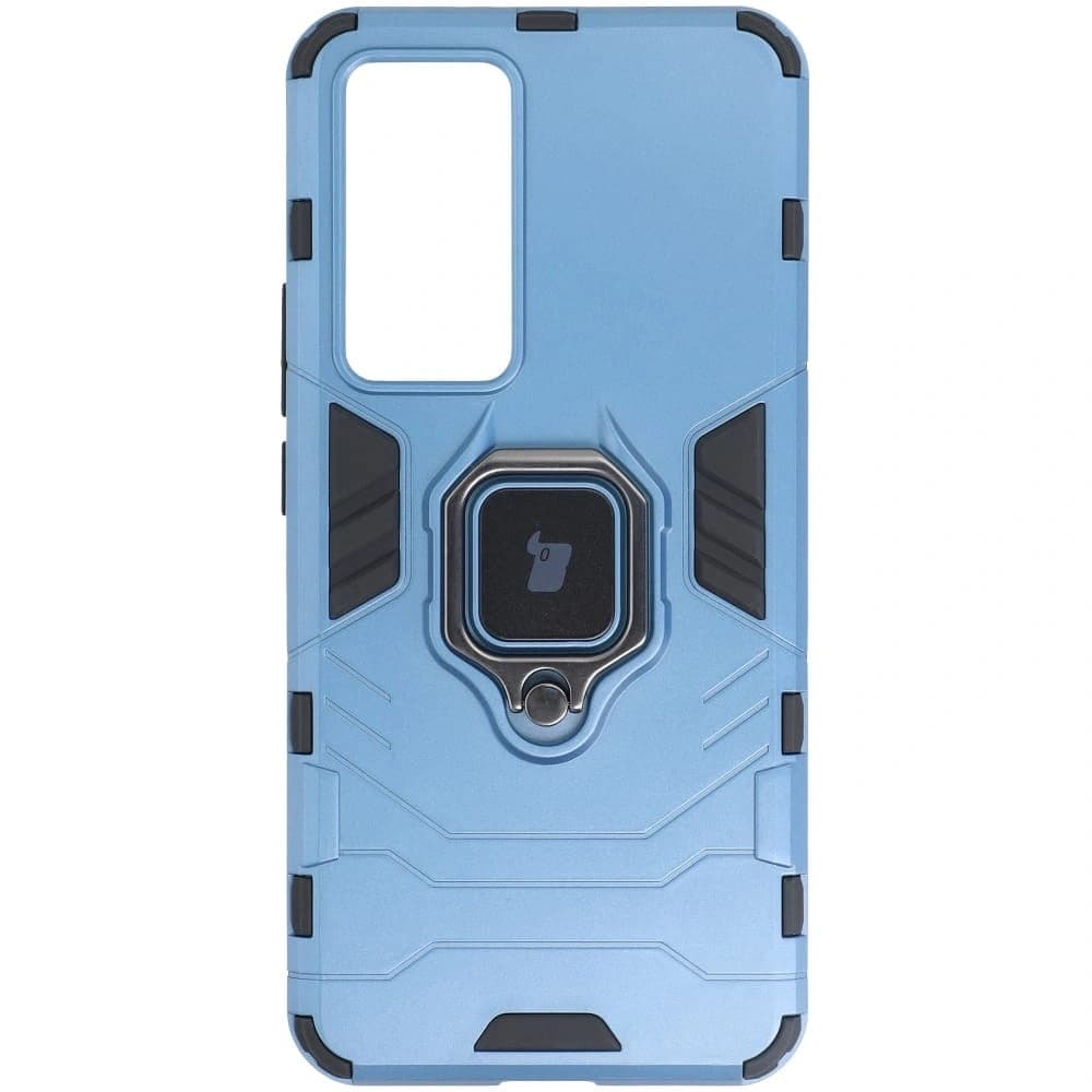 Bizon Case Armor Ring Xiaomi 12T albastru