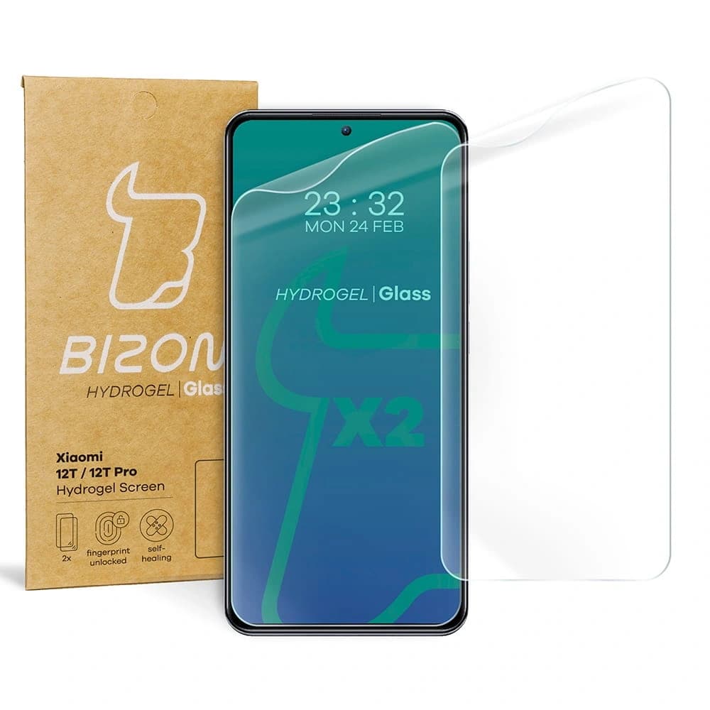 Bizon Glass Hydrogel Xiaomi 12T / 12T Pro [2 PACK] - 1