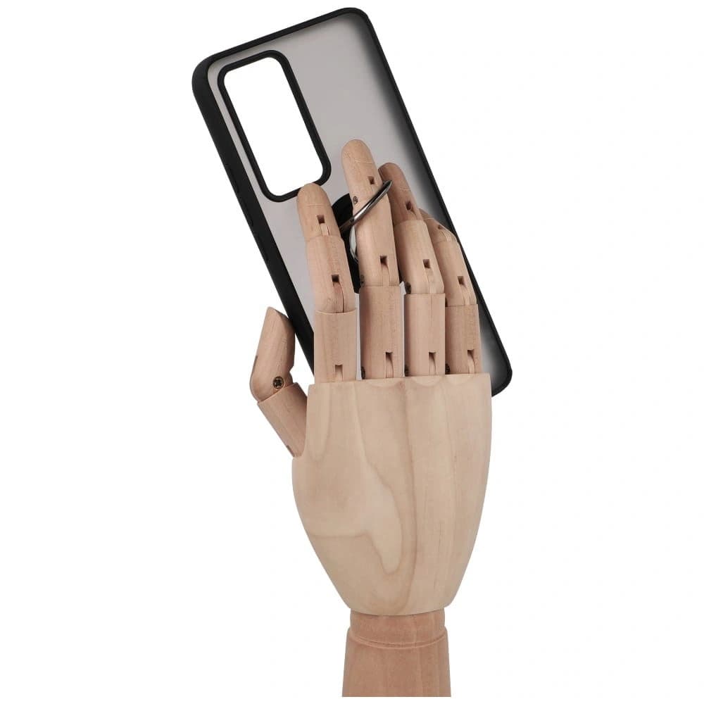 Bizon Case Hybrid Ring Xiaomi 12T / 12T Pro fumuriu cu un cadru negru - 8