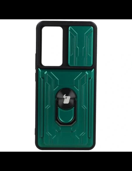 Bizon Case Camshield Card Slot Ring Xiaomi 12T verde