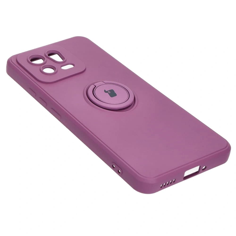 Bizon Case Silicone Ring Sq Xiaomi 13 violet închis - 3