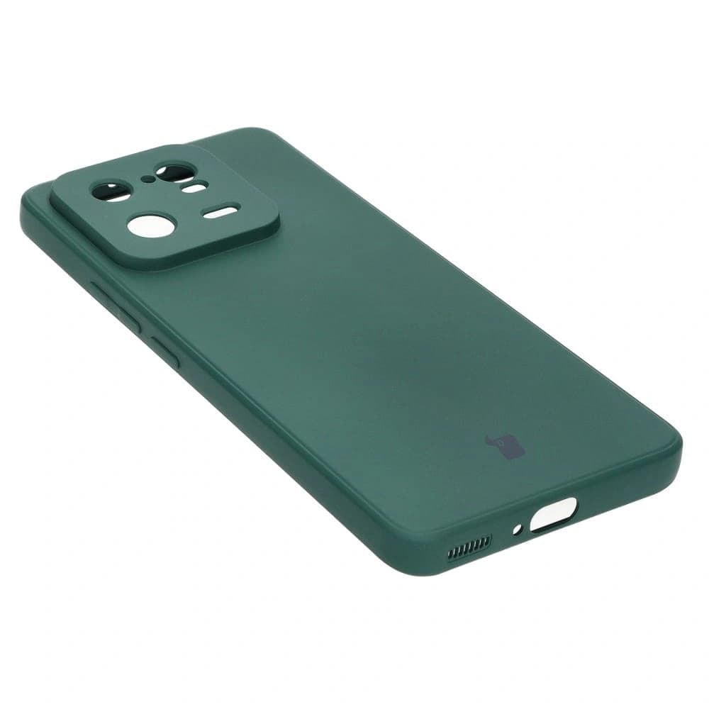 Bizon Case Silicone Sq Xiaomi 13 Pro sötétzöld - 3