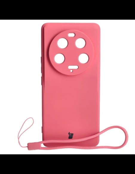 Bizon Case Silicone Sq Xiaomi 13 Ultra roz murdar