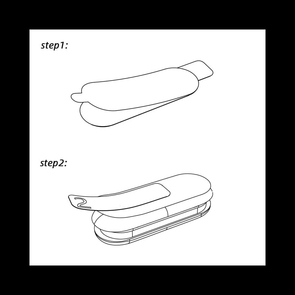 Bizon Glass Hydrogel Xiaomi Mi Band 6 / 5 [2 CSOMAG] - 8