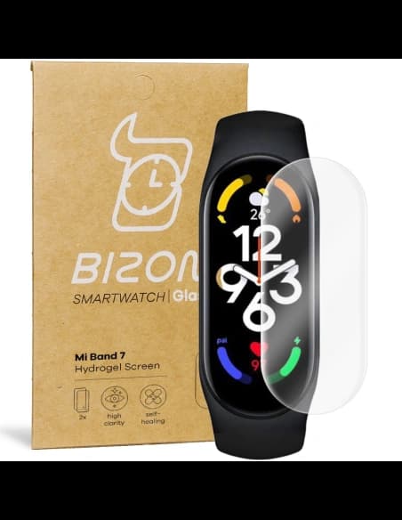 Fólie hydrogelová na displej Bizon Glass Hydrogel Xiaomi Mi Band 7 [2 PACK]
