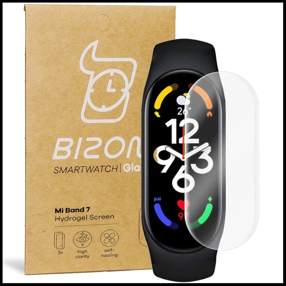 Bizon Glass Hydrogel Xiaomi Mi Band 7 [2 PACK] - 1