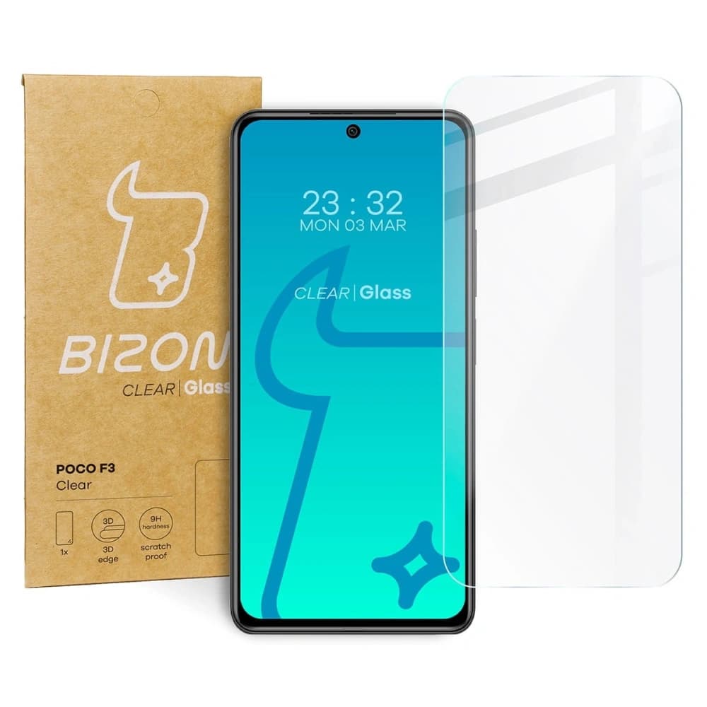 Bizon Glass Clear Xiaomi Poco F3 - 1