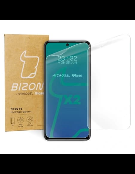 Bizon Glass Hydrogel Xiaomi POCO F3 [2 PACK]