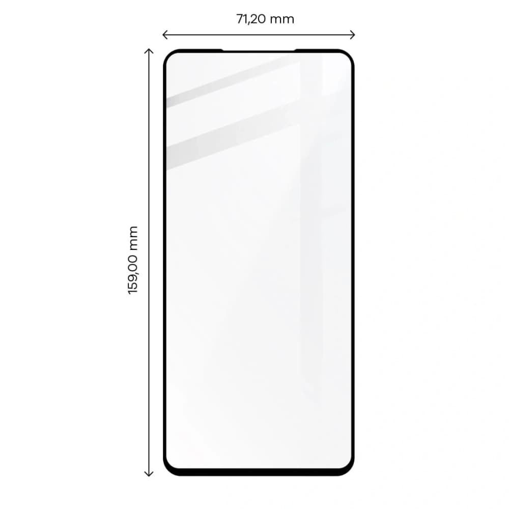 Sklo tvrzené Bizon Glass Edge pro Xiaomi Poco F4 černé - 3