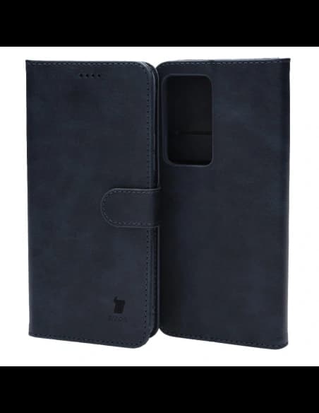 Etui Bizon Case Wallet do Xiaomi Poco F4 granatowe
