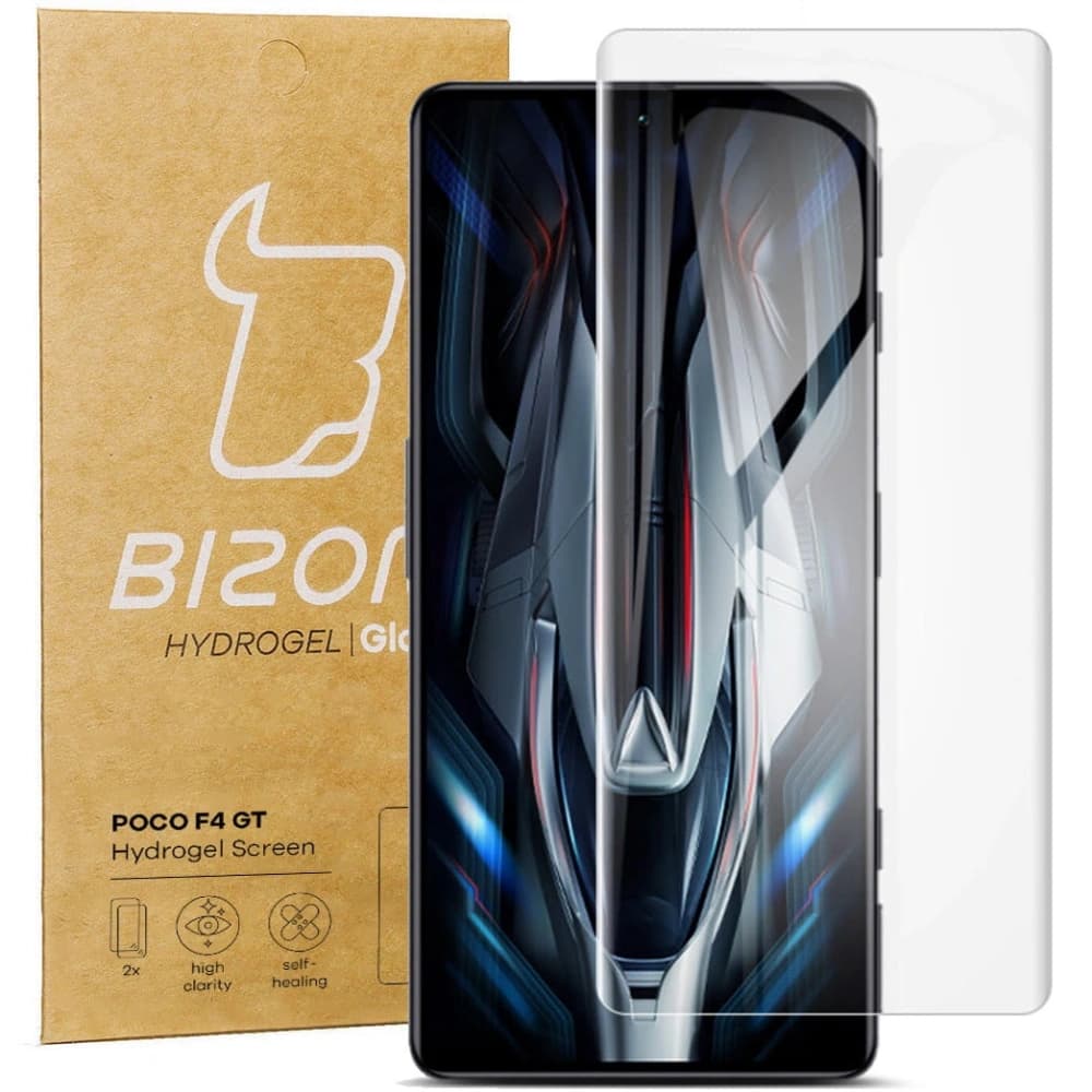 Bizon Glass Hydrogel Poco F4 GT [2 PACK] - 1