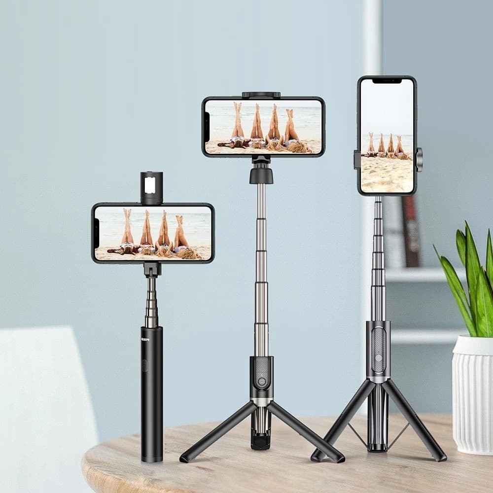 ESR Suport de telefon wireless pentru selfie, negru - 5