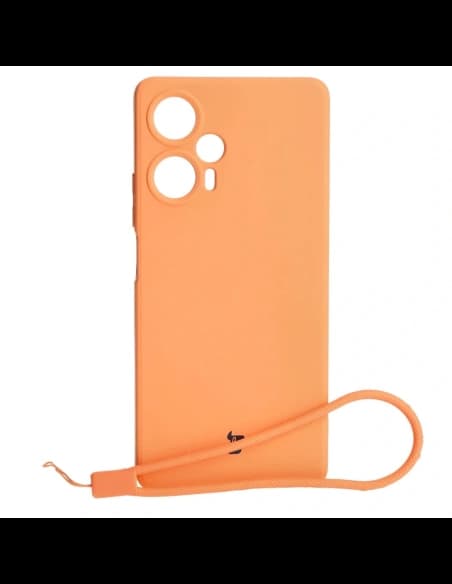 Bizon Case Silikon Sq Xiaomi Poco F5 orange