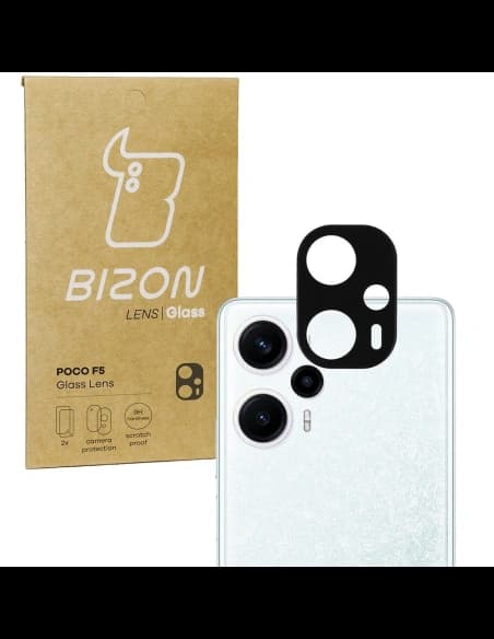 Bizon Glaslinse Poco F5 [2 PACK]