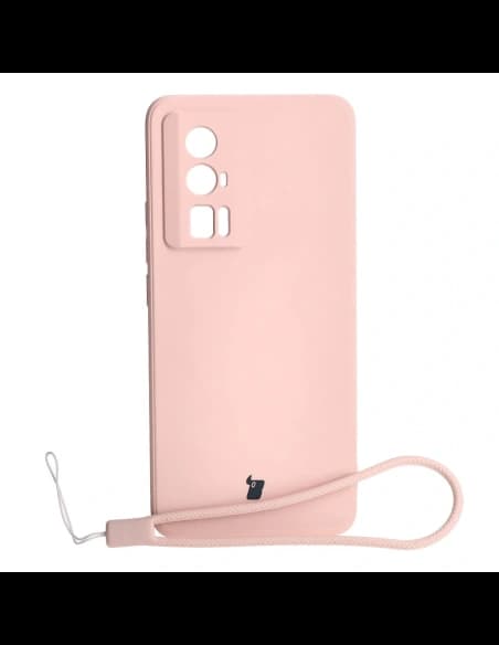 Bizon Case Silicon Sq Xiaomi Poco F5 Pro roz deschis