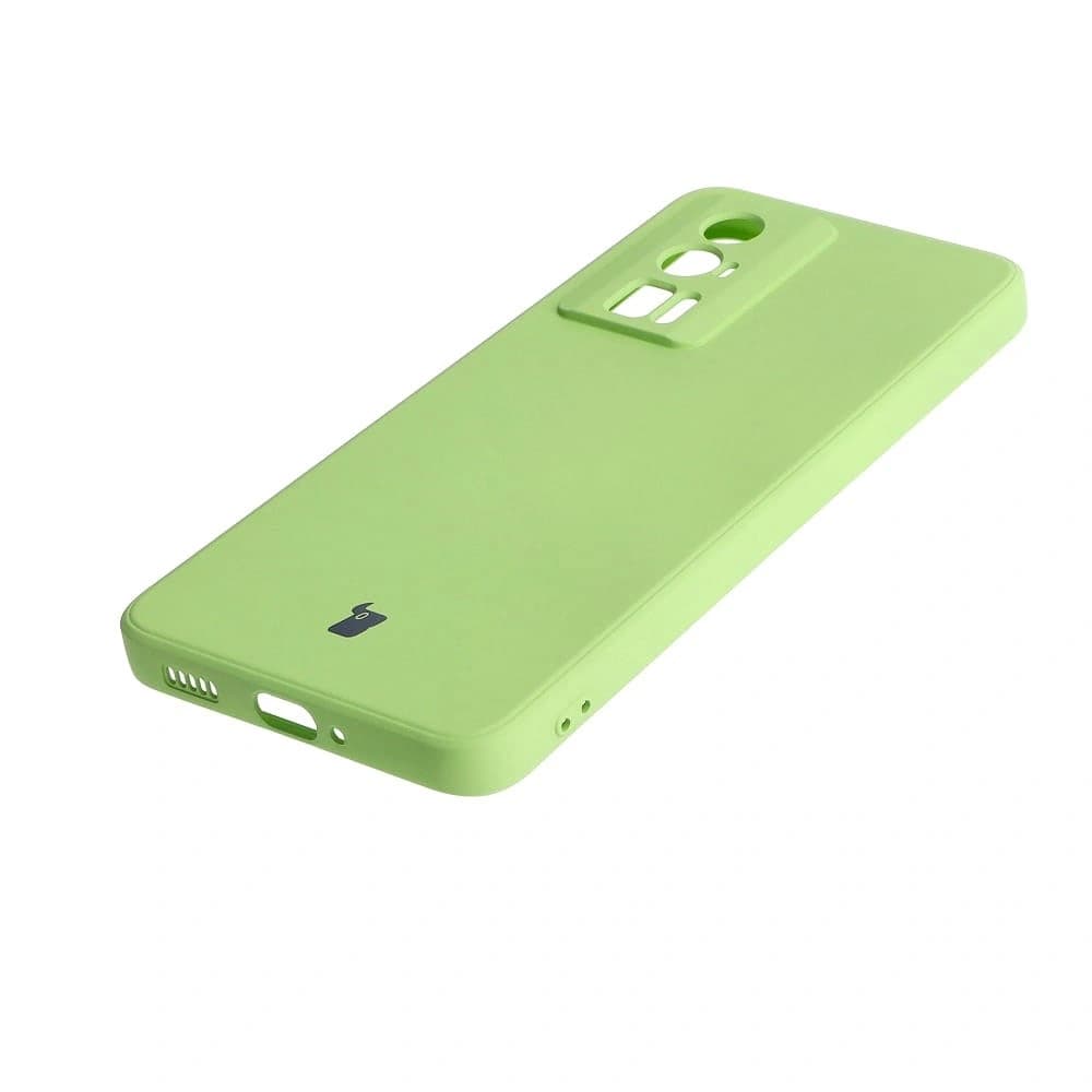 Caz de silicon Bizon Sq Xiaomi Poco F5 Pro verde deschis - 3