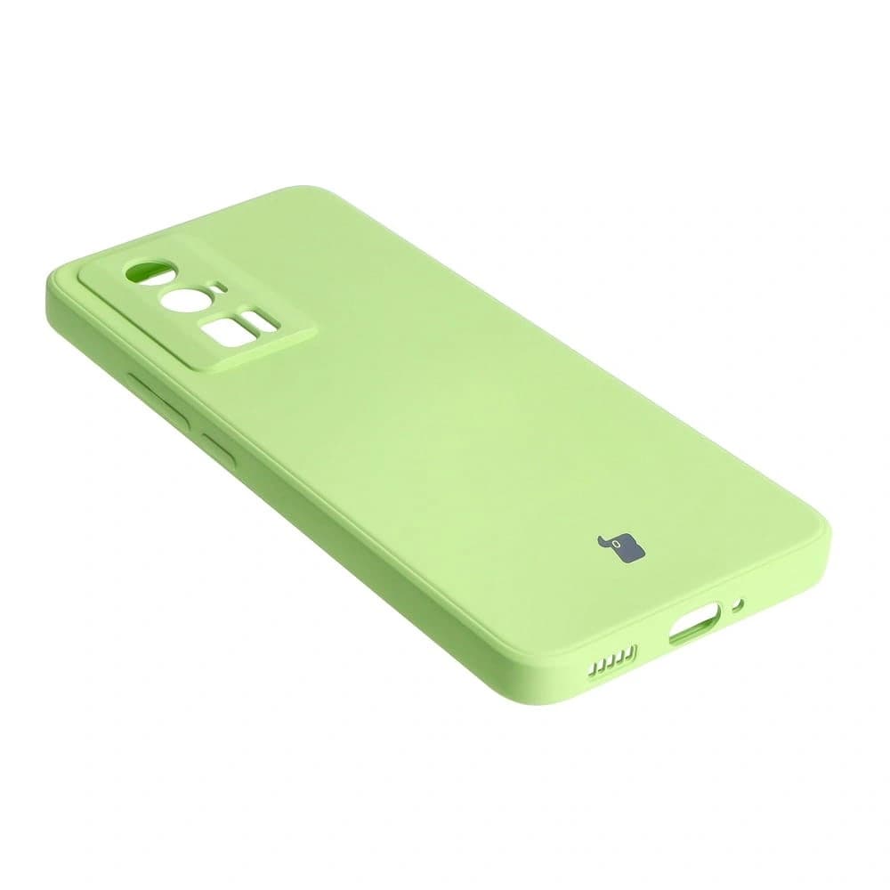 Caz de silicon Bizon Sq Xiaomi Poco F5 Pro verde deschis - 4