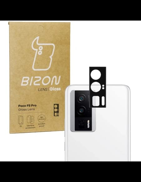 Bizon Lentilă de Sticlă Poco F5 Pro [2 PACHET]
