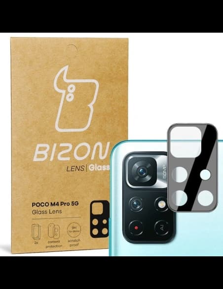 Bizon Glaslinse Poco M4 Pro 5G / Redmi Note 11S 5G [2 PACK]