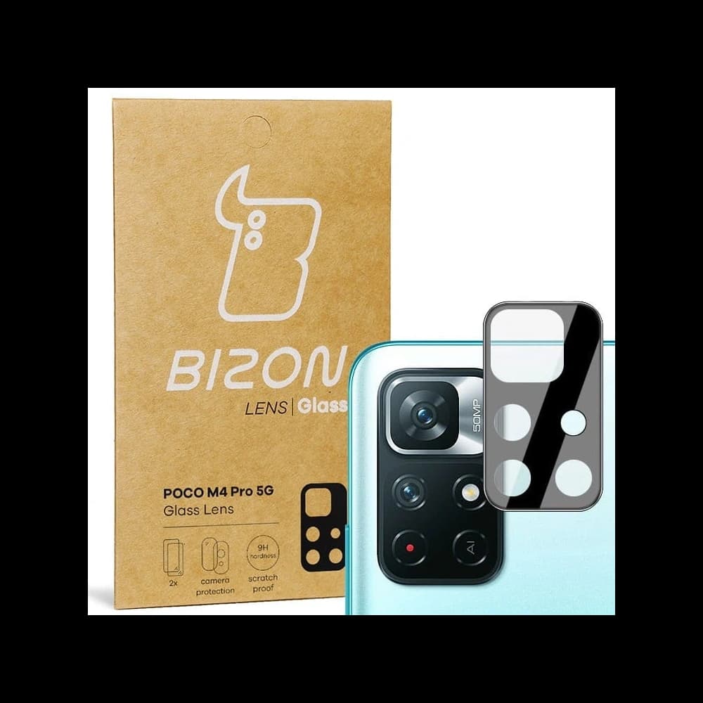 Bizon Glaslinse Poco M4 Pro 5G / Redmi Note 11S 5G [2 PACK] - 1