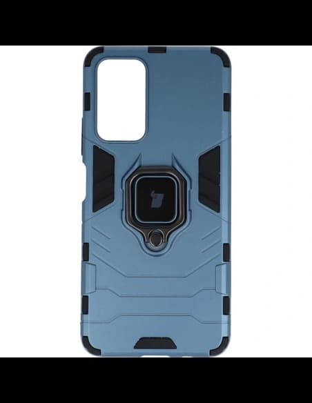 Bizon Case Armor Ring Poco M4 Pro 5G / Redmi Note 11S 5G blau