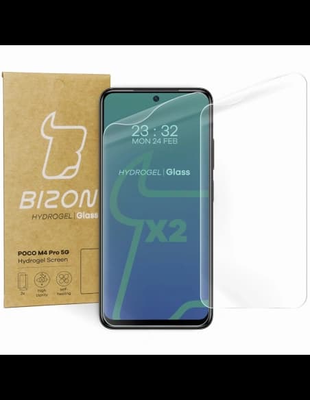 Bizon Glass Hydrogel Poco M4 Pro 5G / Redmi Note 11S 5G [2 PACK]