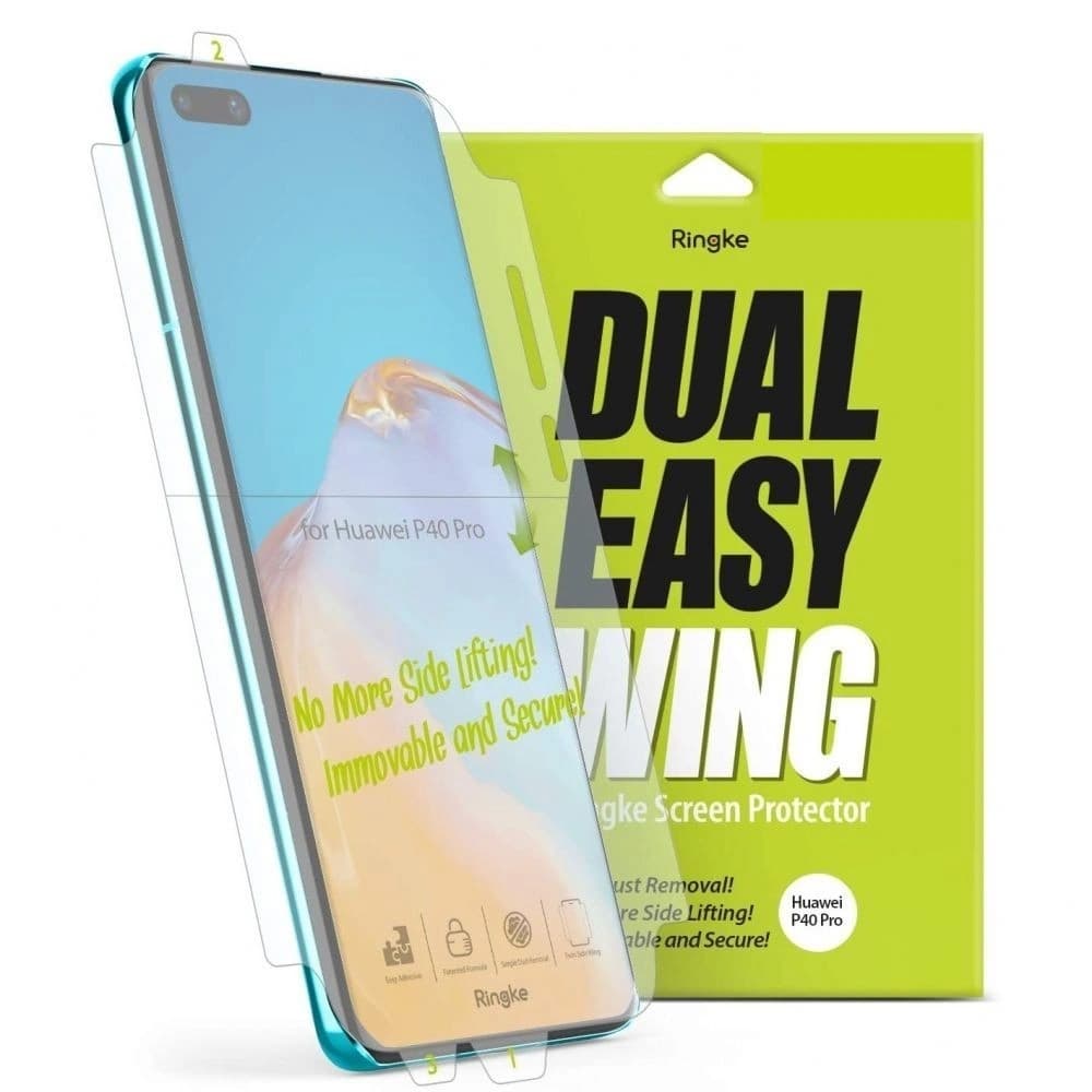 Ringke Dual Easy Wing Full Cover Huawei P40 Pro [2 PACK] - 1