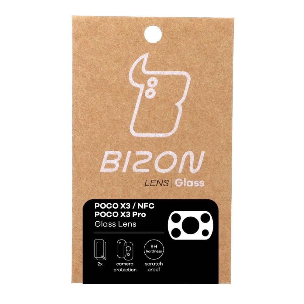 Bizon Glass Lens Xiaomi Poco X3 / NFC / Pro [2 PACK] - 5