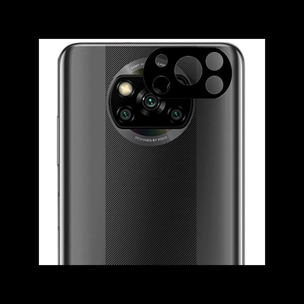 Bizon Glass Edge gehärtetes Glas - [2 PACK] + Linsenschutz Xiaomi Poco X3 / NFC / PRO schwarz - 6