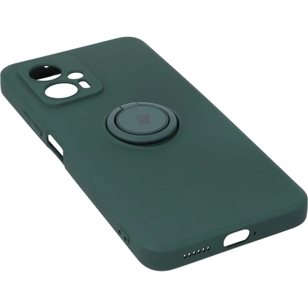 Bizon Case Silicone Ring Sq Xiaomi Poco X4 GT verde închis - 3