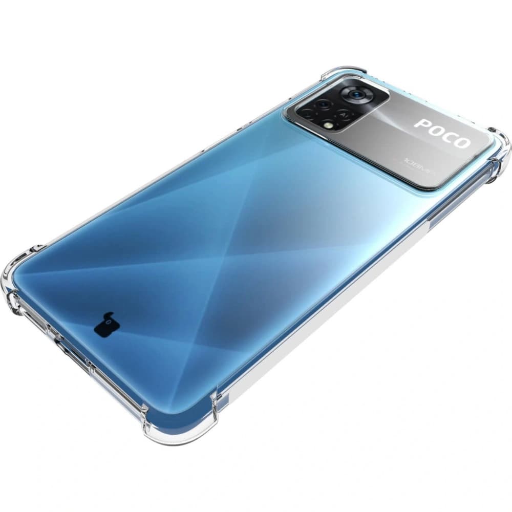 Bizon Case Clear Pack Hülle + 2x Bildschirmglas Xiaomi Poco X4 Pro 5G klar - 6