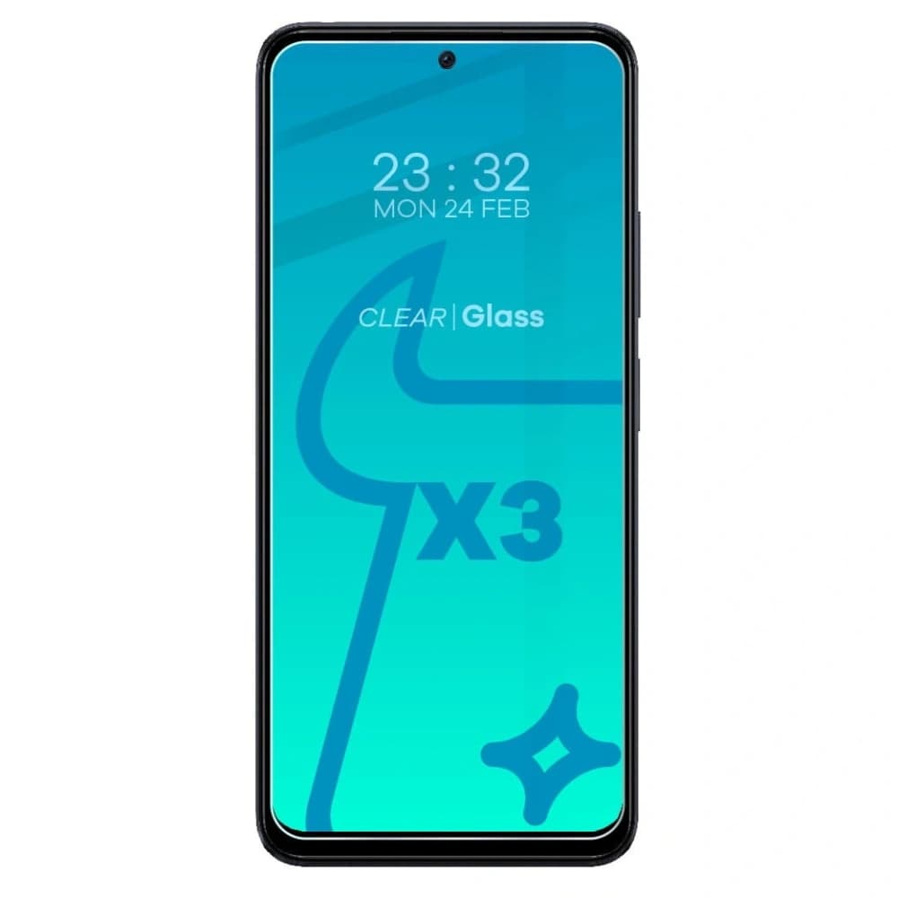 3x üveg a kijelzőhöz + tiszta üveg a kamerához BIZON Clear 2 Poco X5-hoz - 3