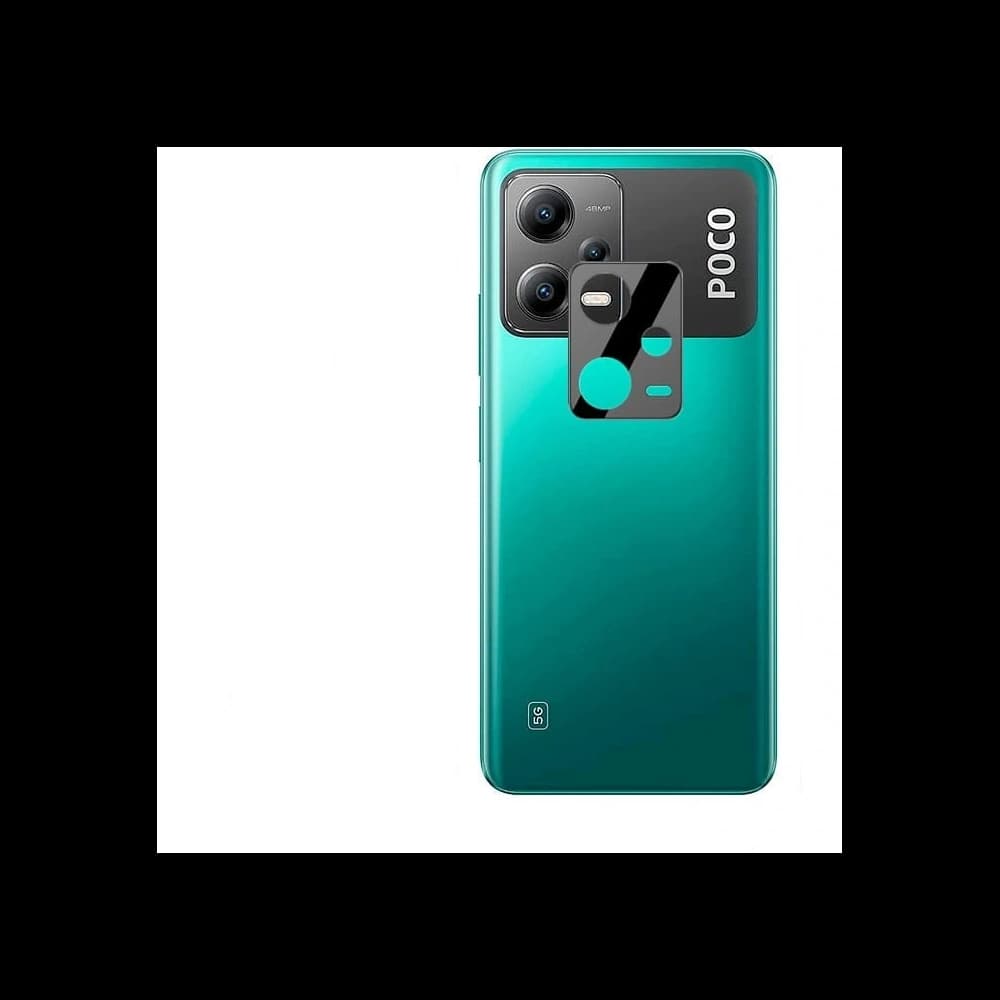 Glas für das Bizon Glaslinse für Poco X5 Redmi Note 12 5G [2 PACK] - 5